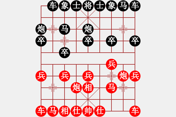 象棋棋譜圖片：1248局 A10- 飛相局-天天Ai2-1(先負(fù))小蟲引擎23層 - 步數(shù)：10 