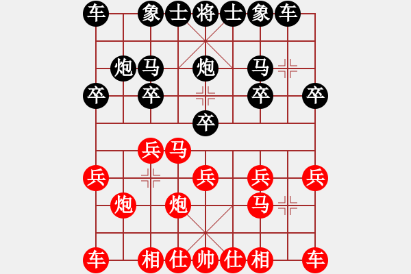 象棋棋譜圖片：華山堅刀 對 李今時 - 步數(shù)：10 