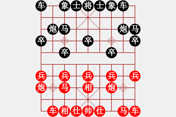 象棋棋譜圖片：騎豬去沖浪(人王)-負(fù)-帥淇(天帝) - 步數(shù)：10 