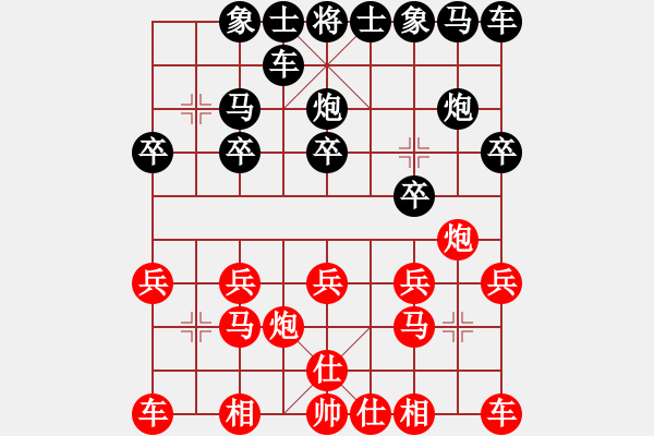 象棋棋譜圖片：大象[1091808255] -VS- 橫才俊儒[292832991] - 步數(shù)：10 