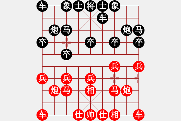 象棋棋譜圖片：河南啟福 劉歡 勝 天津 王晴 - 步數(shù)：10 