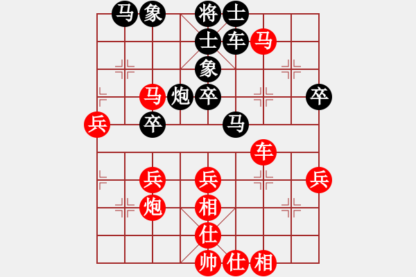 象棋棋譜圖片：你肯定輸(7段)-勝-第一戰(zhàn)區(qū)(6段) - 步數(shù)：50 