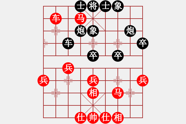 象棋棋譜圖片：天涯炮(7段)-負(fù)-觀弈(5段) - 步數(shù)：40 