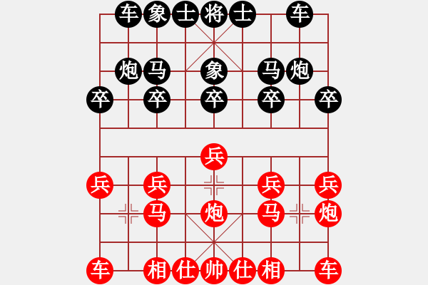 象棋棋譜圖片：《學(xué)習(xí)大師后手》屏風(fēng)馬跨河炮破中炮邊炮盤頭馬 - 步數(shù)：10 