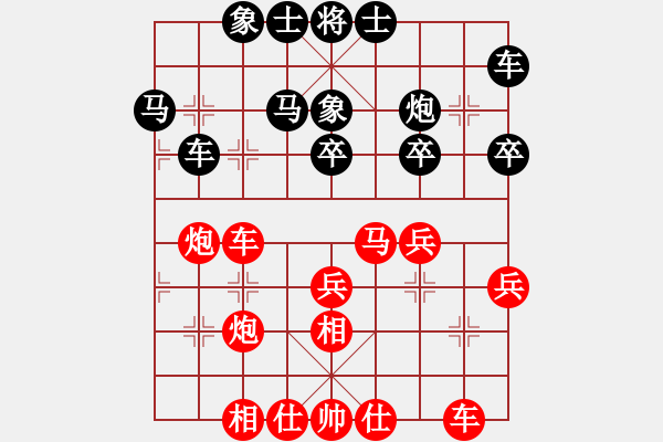 象棋棋譜圖片：2022.9.10.32五分鐘先勝拐角馬 - 步數(shù)：30 