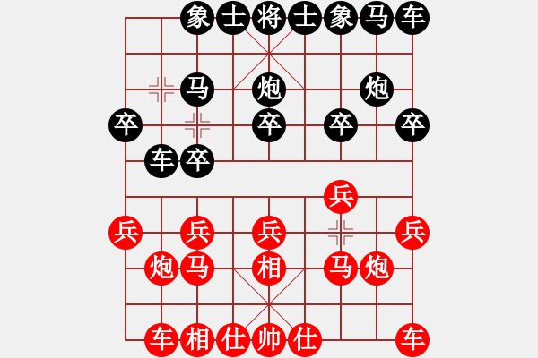 象棋棋譜圖片：弱點(5段)-勝-無敵鐵手(5段) - 步數(shù)：10 