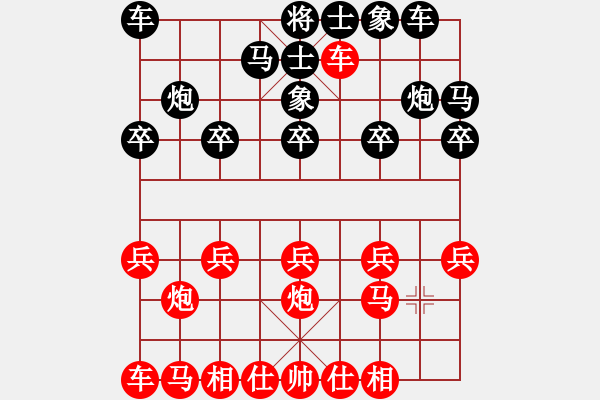 象棋棋譜圖片：橫才俊儒[292832991] -VS- 風(fēng)秋[749064167] - 步數(shù)：10 