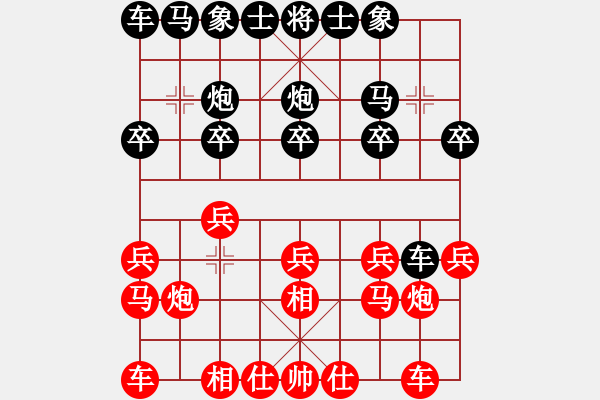 象棋棋譜圖片：揚(yáng)州 朱志全 勝 揚(yáng)州 邵文成 - 步數(shù)：10 