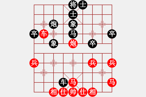 象棋棋譜圖片：清仁福壽(業(yè)8–3)先勝小李飛刀(業(yè)8–3)202202150101.pgn - 步數(shù)：40 