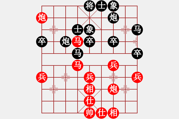 象棋棋譜圖片：2019荊州江陵鴻順大市場(chǎng)杯沈敏先負(fù)徐飛1 - 步數(shù)：40 