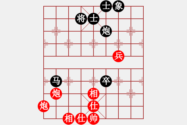 象棋棋譜圖片：那爛陀寺(月將)-和-昆明棋手(4段) - 步數(shù)：81 