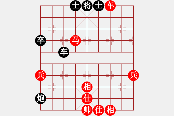 象棋棋譜圖片：中炮巡河車對屏風(fēng)馬（QQ業(yè)五升業(yè)六評測對局）紅勝 - 步數(shù)：60 