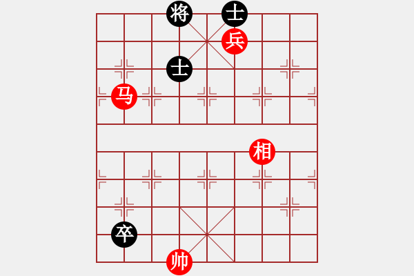 象棋棋譜圖片：馬低兵和雙士低兵 - 步數(shù)：0 