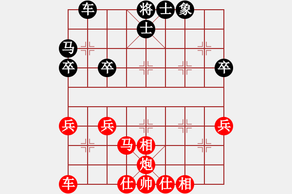 象棋棋譜圖片：y反緩開車8車一平二 - 步數(shù)：40 