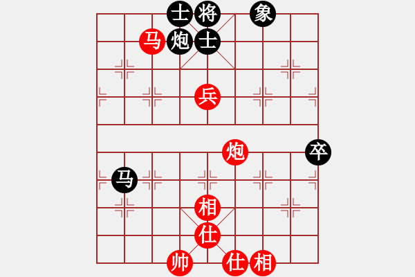 象棋棋譜圖片：瘋?cè)硕伤?月將)-和-棋王小徒弟(9段) - 步數(shù)：120 