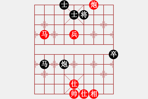 象棋棋譜圖片：瘋?cè)硕伤?月將)-和-棋王小徒弟(9段) - 步數(shù)：169 