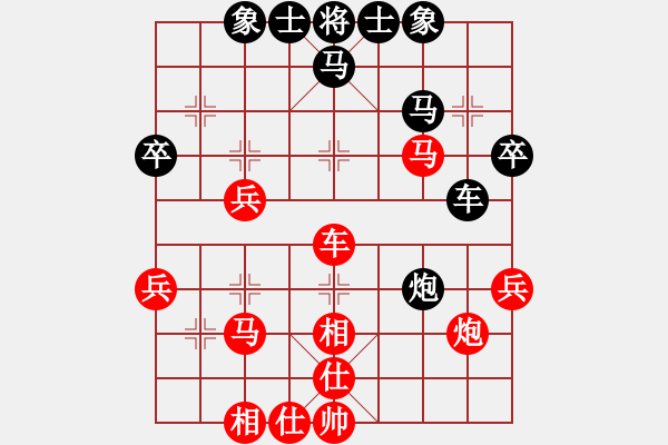 象棋棋譜圖片：象棋巫師競(jìng)技場(chǎng)-hjm164 先勝 龐統(tǒng) - 步數(shù)：40 