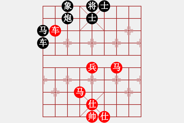 象棋棋譜圖片：2013大師網(wǎng)網(wǎng)名爭霸賽 liuye 先和 Iabi7 - 步數(shù)：100 