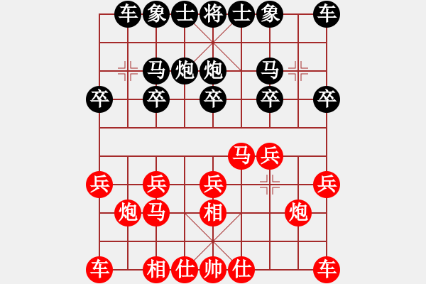 象棋棋譜圖片：第三輪 西安隊(duì)賀歲學(xué)先勝寶雞隊(duì)邊小強(qiáng) - 步數(shù)：10 