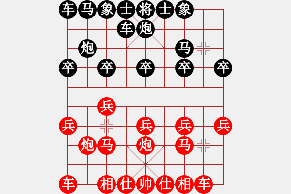 象棋棋譜圖片：派友(9弦)-勝-倚樓棋藝吧(8星) - 步數：10 