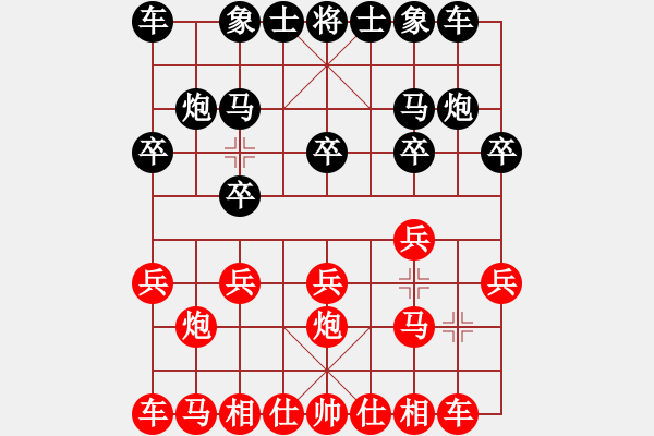 象棋棋谱图片：吕钦先和许银川 - 步数：8 