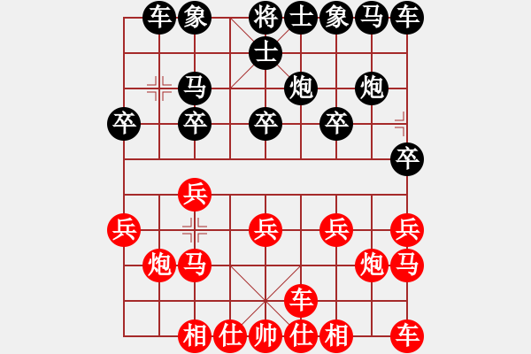 象棋棋譜圖片：第八輪第1臺(tái)貴州何利文先負(fù)廣西林慶 - 步數(shù)：10 