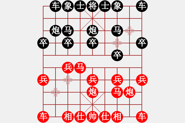 象棋棋譜圖片：人機(jī)對(duì)戰(zhàn) 2024-7-12 16:33 - 步數(shù)：10 