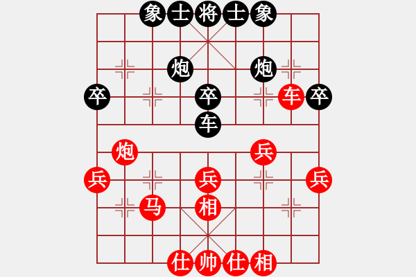 象棋棋譜圖片：益壯其人(9級(jí))-勝-黔中棋中樂(5級(jí)) - 步數(shù)：40 