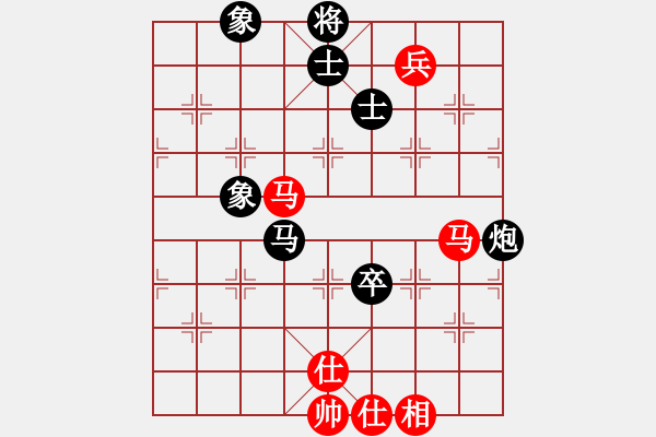 象棋棋譜圖片：olikmu(8段)-和-攻擊的藝術(shù)(月將) - 步數(shù)：100 