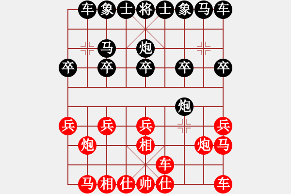 象棋棋譜圖片：龍少爺[1051469763] -VS- 一線之間[2633993492] - 步數(shù)：10 