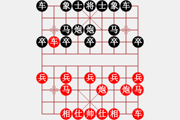 象棋棋譜圖片：梁山曹正(3f)-勝-大河(4f) - 步數(shù)：10 