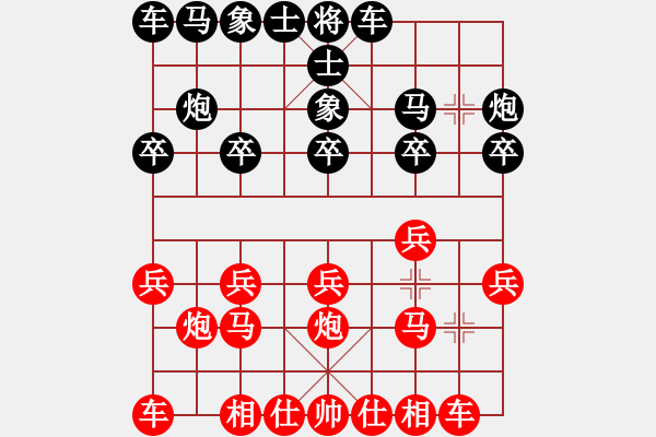 象棋棋譜圖片：平平[2422771433] -VS- 小剃頭[2389605476] - 步數(shù)：10 