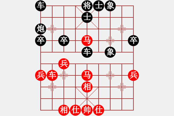 象棋棋譜圖片：中炮對(duì)屏風(fēng)馬左馬盤(pán)河（QQ業(yè)五升業(yè)六評(píng)測(cè)對(duì)局）黑勝 - 步數(shù)：40 