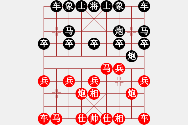 象棋棋譜圖片：送子觀音 - 步數(shù)：10 