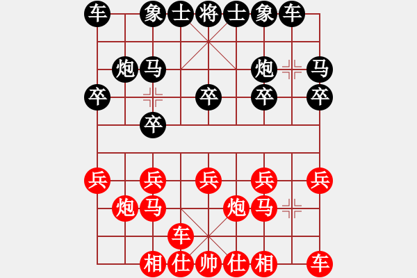 象棋棋譜圖片：lizhiwenee(5r)-和-香港朗婷兒(5r) - 步數(shù)：10 