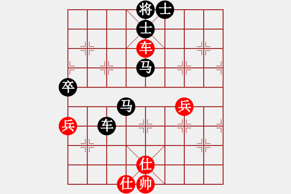 象棋棋譜圖片：老虎[紅] -VS- 橫才俊儒[黑] - 步數(shù)：100 