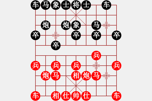 象棋棋譜圖片：盧國龍 先和 徐浩華 - 步數(shù)：10 