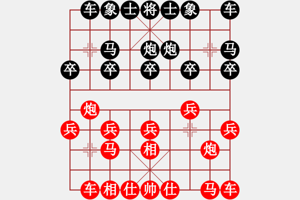 象棋棋譜圖片：嵇小淵（陜西，西安）先和 張應(yīng)戰(zhàn)（陜西，西安） - 步數(shù)：10 