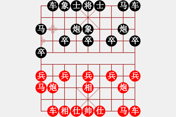 象棋棋譜圖片：忘乎所以(9星)-負(fù)-唯一的第一(地煞) - 步數(shù)：10 