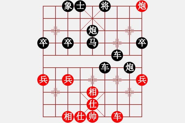 象棋棋譜圖片：天天華山論劍流光易斷業(yè)3-3先負(fù)太守棋狂2018·3·2 - 步數(shù)：50 