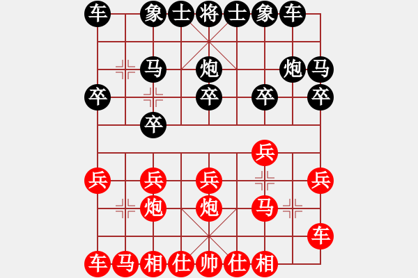 象棋棋譜圖片：中山隱士(5段)-負(fù)-dejbgyxbaw(2段) - 步數(shù)：10 