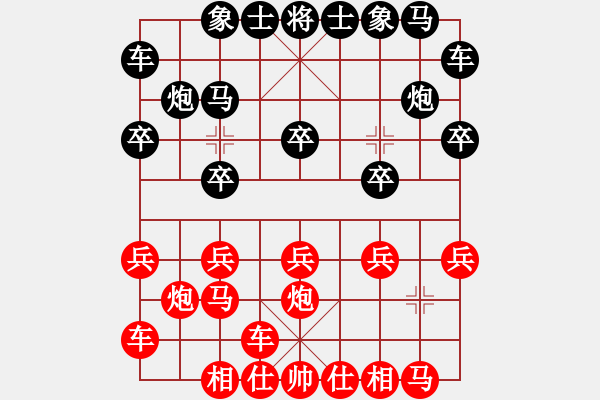 象棋棋譜圖片：太守棋狂先勝弈客棋緣盛夏晚晴業(yè)6-22018·5·1 - 步數(shù)：10 