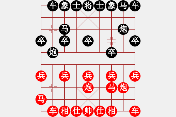 象棋棋譜圖片：drzc(4段)-和-mmmkkkooo(7段) - 步數(shù)：10 