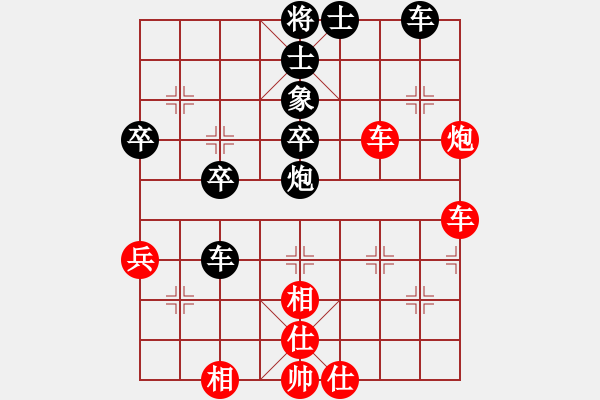 象棋棋譜圖片：順炮橫車對直車巡河  nzbdwmee(2級)-勝-牛橋一霸(8級) - 步數(shù)：60 