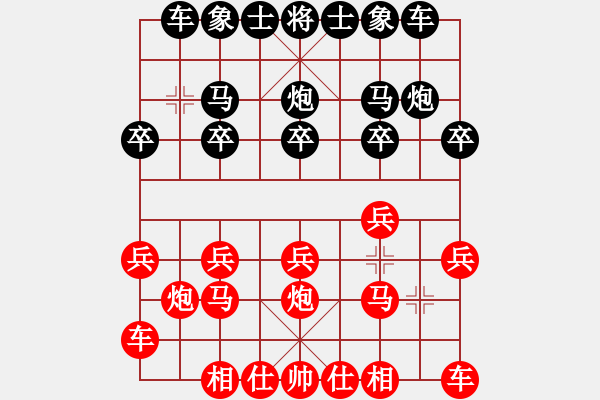 象棋棋譜圖片：第二輪 翟紀峰先勝劉建東 - 步數(shù)：10 