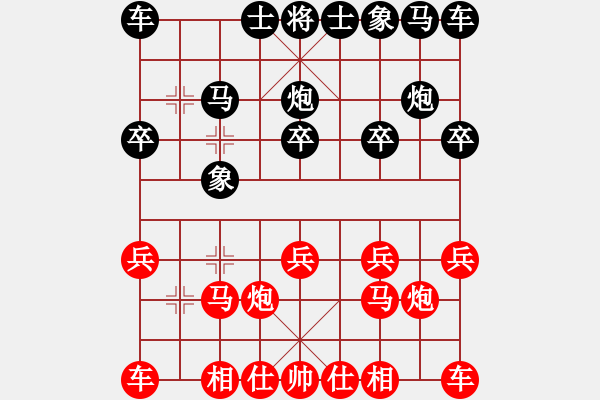 象棋棋譜圖片：金庸一品堂棋社 蜀-糜夫人 先勝 金庸武俠令狐沖 - 步數(shù)：10 