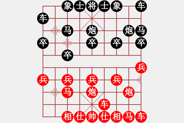 象棋棋譜圖片：隨緣[2717473724] -VS- 橫才俊儒[292832991] - 步數(shù)：10 