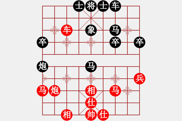 象棋棋譜圖片：150920 公開女子組 第5輪 第4臺 嚴翊綺 勝 謝詠恩 - 步數(shù)：40 