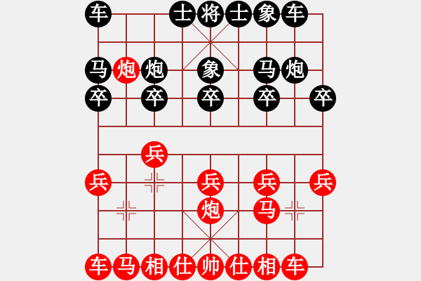 象棋棋譜圖片：嘴角揚(yáng)揚(yáng)[50129759] -VS- 昭夕〃[526711699] - 步數(shù)：10 