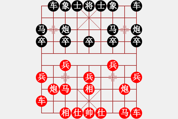 象棋棋谱图片：第一局抚州李文平先负萍乡万里 - 步数：10 